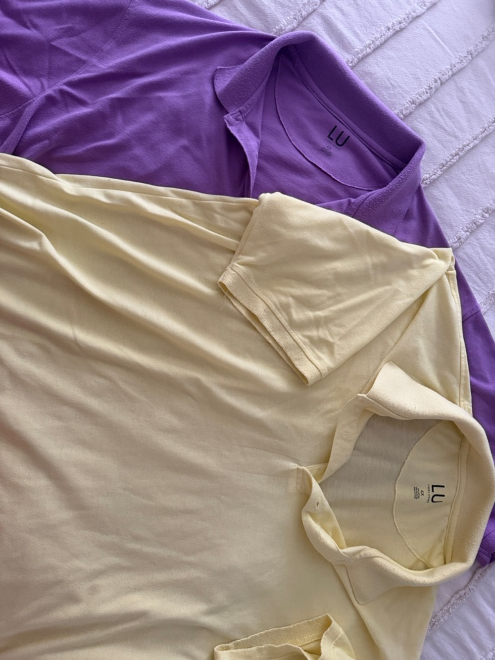 Linea Uomo Bundle Polos in Yellow/Purple 4X